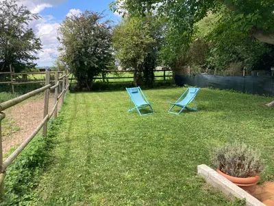 Jardin de l'établissement Gîte de Blay