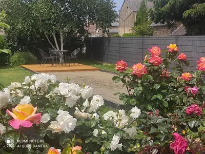Jardin de l'établissement Le Nid de la Baie