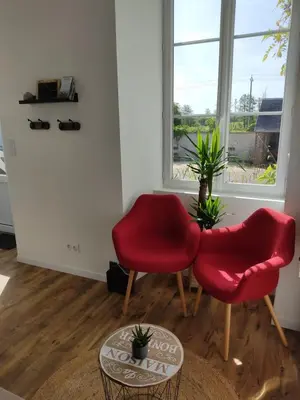 Coin salon dans l'établissement Le vulcain