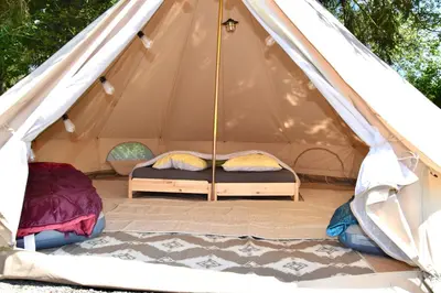 Plan de l'établissement L'Angeberdière - Tente nature au calme