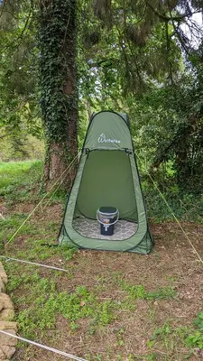 Plan de l'établissement L'Angeberdière - Tente nature au calme