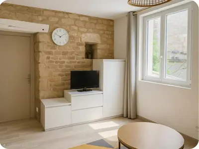 Télévision ou salle de divertissement dans l'établissement Appartement Cosy Hypercentre CAEN