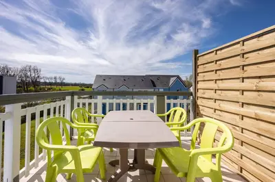 Balcon ou terrasse dans l'établissement Némo - Appartement avec Terrasse