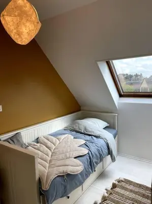 Un ou plusieurs lits dans un hébergement de l'établissement La terrasse du golf