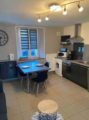 Cuisine ou kitchenette dans l'établissement Chez Flo et Manon
