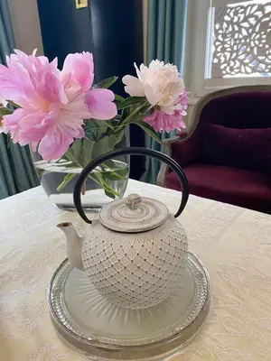 Coin salon dans l'établissement Villa Fresquet