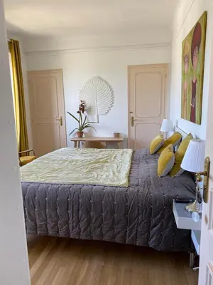 Un ou plusieurs lits dans un hébergement de l'établissement Villa Fresquet