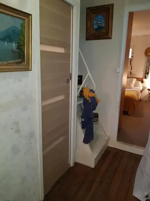 Un ou plusieurs lits dans un hébergement de l'établissement HERM'S Petite maison atypique et cour privative -