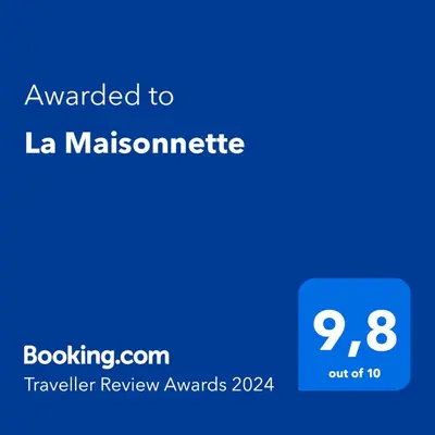 Certificat, récompense, panneau ou autre document affiché dans l'établissement La Maisonnette