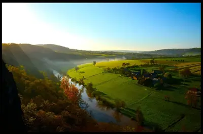 Paysage naturel près de la maison de vacances