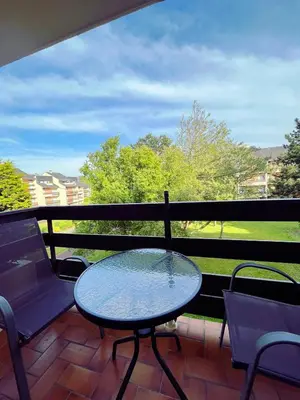Balcon ou terrasse dans l'établissement Calme et arborée proche de la plage