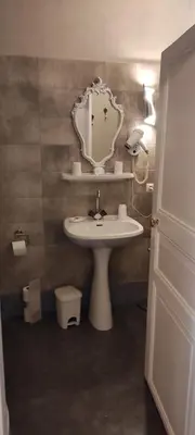 Salle de bains dans l'établissement La Clef Dort