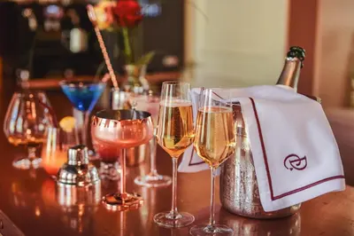 Boissons dans l'établissement Château Hôtel - Domaine de Coeurmandie