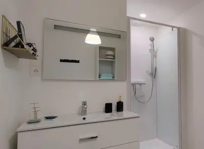 Salle de bains dans l'établissement Belle époque