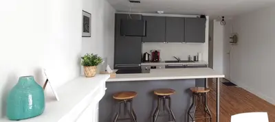 Cuisine ou kitchenette dans l'établissement Belle époque