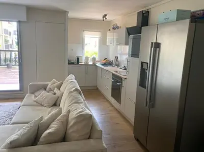 Cuisine ou kitchenette dans l'établissement Bronzer à Cabourg ! 2Terrasses au soleil & abritéesduvent 80m2