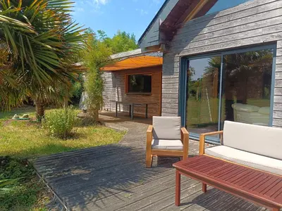 Jardin de l'établissement Gîte de la Croix Regnault