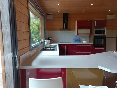 Cuisine ou kitchenette dans l'établissement Gîte de la Croix Regnault