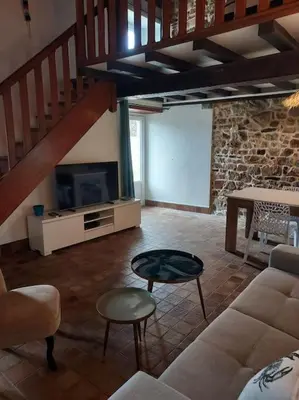 Coin salon dans l'établissement SCIOTOT-BORD DE MER - LA GRANGE