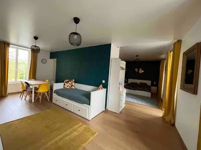 Un ou plusieurs lits dans un hébergement de l'établissement La Maison des Amis en Normandie