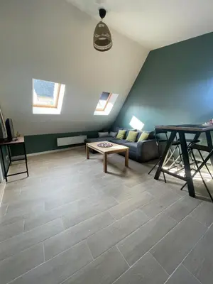 Coin salon dans l'établissement Résidence la Chevalerie