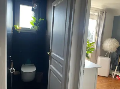 Salle de bains dans l'établissement Forest Villa