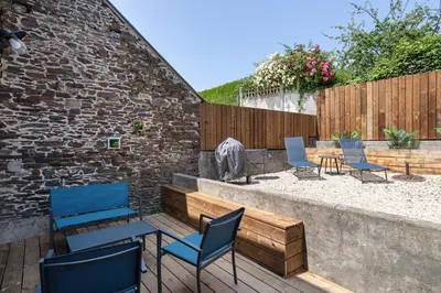 Terrasse ou espace extérieur de l'établissement La Maison de Louise - Superbe maison avec patio