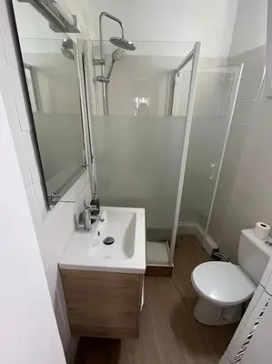 Salle de bains dans l'établissement La pause détente
