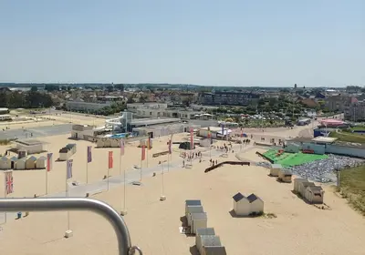 Vue panoramique sur l'établissement Appartement Ouistreham proche centre et plage
