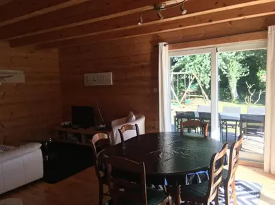 Plan de l'établissement Charmante maison en bois proche mer