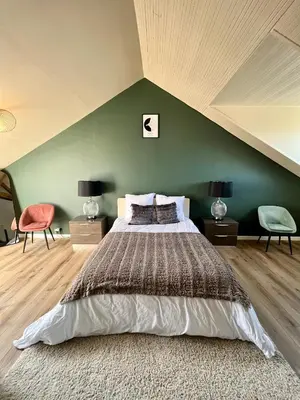 Un ou plusieurs lits dans un hébergement de l'établissement Chez Maurice - Stylish French Country House