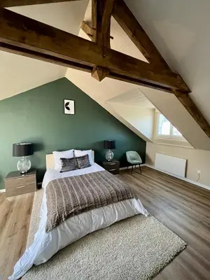 Un ou plusieurs lits dans un hébergement de l'établissement Chez Maurice - Stylish French Country House