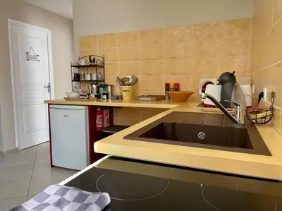 Cuisine ou kitchenette dans l'établissement Logis Saint-Martin by Melrose