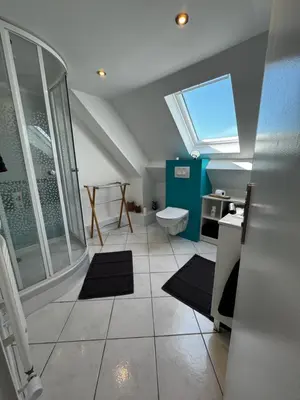 Coin salon dans l'établissement 2 Chambres chez l habitant à proximité baie du Mont Saint Michel Avranches