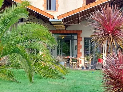 Jardin de l'établissement Laiterie de Tocqueville