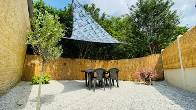 Jardin de l'établissement La casita, entre mer et campagne
