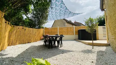 Jardin de l'établissement La casita, entre mer et campagne