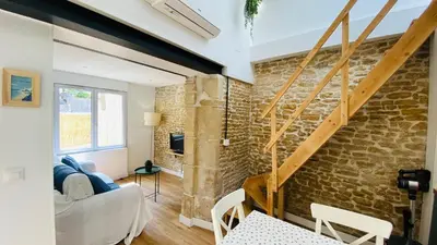 Télévision ou salle de divertissement dans l'établissement La casita, entre mer et campagne