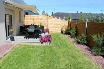 Jardin de l'établissement Baie du Mont Saint Michel / Gîte de la Vaquerie