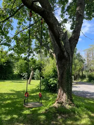 Jardin de l'établissement Le domaine de la gentilhommière située entre Bayeux et Arromanches les Bains