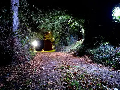 Jardin de l'établissement Authentique appartement de charme - Accès direct Voie Verte au coeur de la Suisse Normande