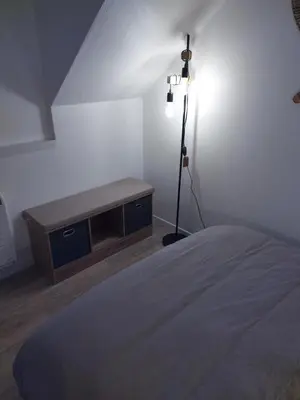 Un ou plusieurs lits dans un hébergement de l'établissement Le triplex Côté plage plein Sud