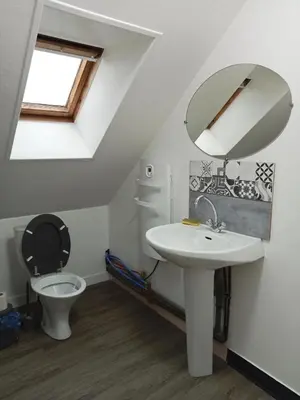 Salle de bains dans l'établissement Colibri Studio