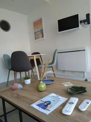 Télévision ou salle de divertissement dans l'établissement Scidesdunes