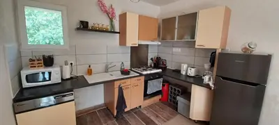 Cuisine ou kitchenette dans l'établissement Appartement 4 à 6 places