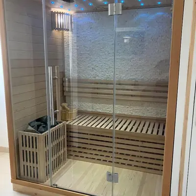 Salle de bains dans l'établissement Bien être à la campagne