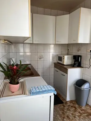 Cuisine ou kitchenette dans l'établissement Maison les pieds dans l'eau