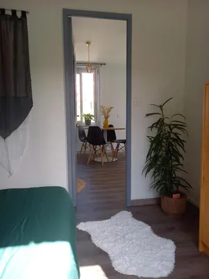 Coin salon dans l'établissement Maison Thalène