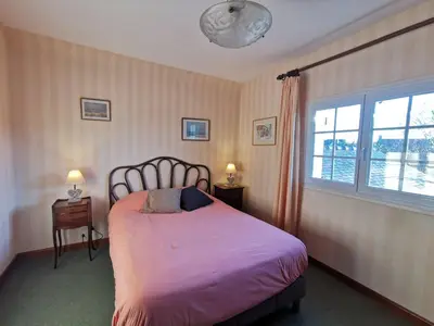 Un ou plusieurs lits dans un hébergement de l'établissement Holiday Home L'ilet by Interhome
