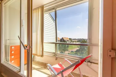 Balcon ou terrasse dans l'établissement La Vue Marine - Appartement vue mer